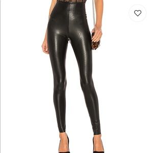 COMMANDO PERFECT CONTROL FAUX LEATHER LEGGINGS NWT